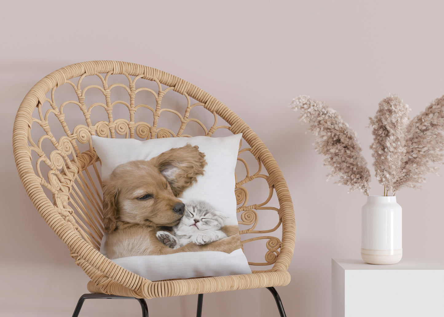 Hund und Katze Kissen