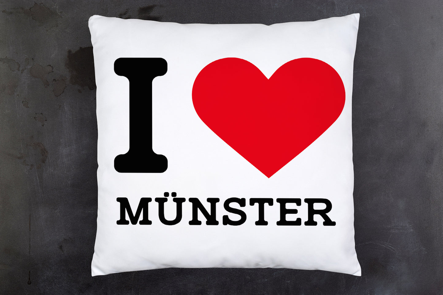 I Love Münster Kissen