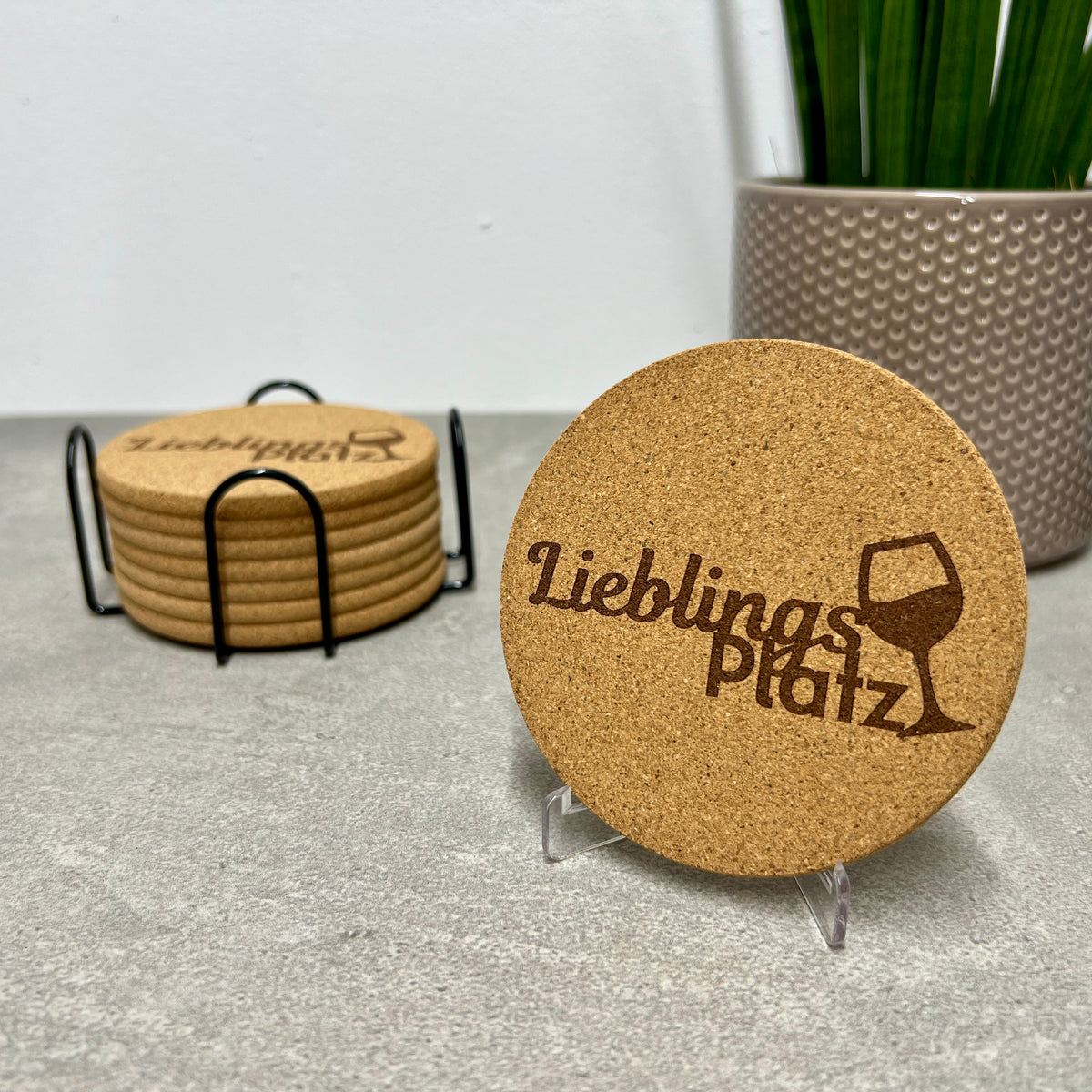 Korkuntersetzer "Lieblingsplatz"