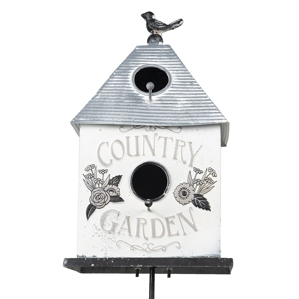 Gartenspieß-Vogelhaus 18x13x109 cm