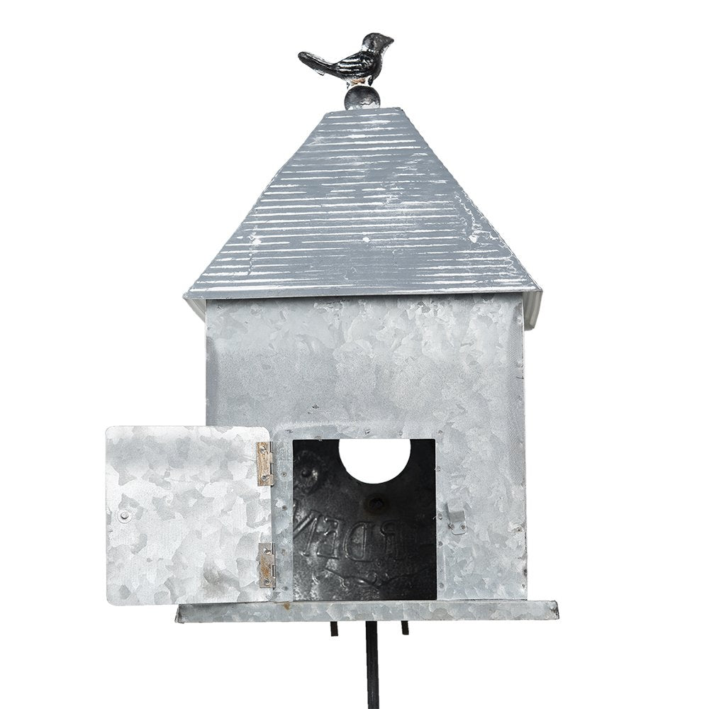 Gartenspieß-Vogelhaus 18x13x109 cm