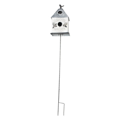 Gartenspieß-Vogelhaus 18x13x109 cm