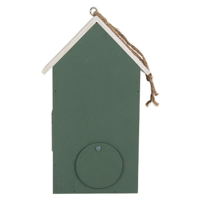 Vogelhaus 15x10x22 cm grünes Holz