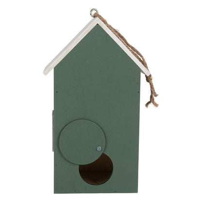 Vogelhaus 15x10x22 cm grünes Holz