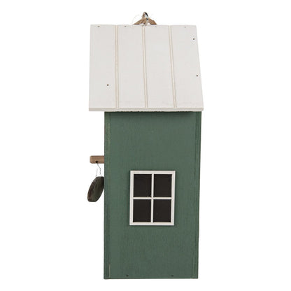 Vogelhaus 15x10x22 cm grünes Holz