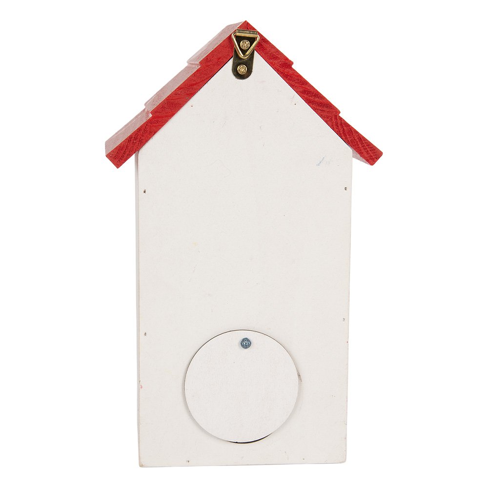 Vogelhaus 15x10x22 cm weißes Holz