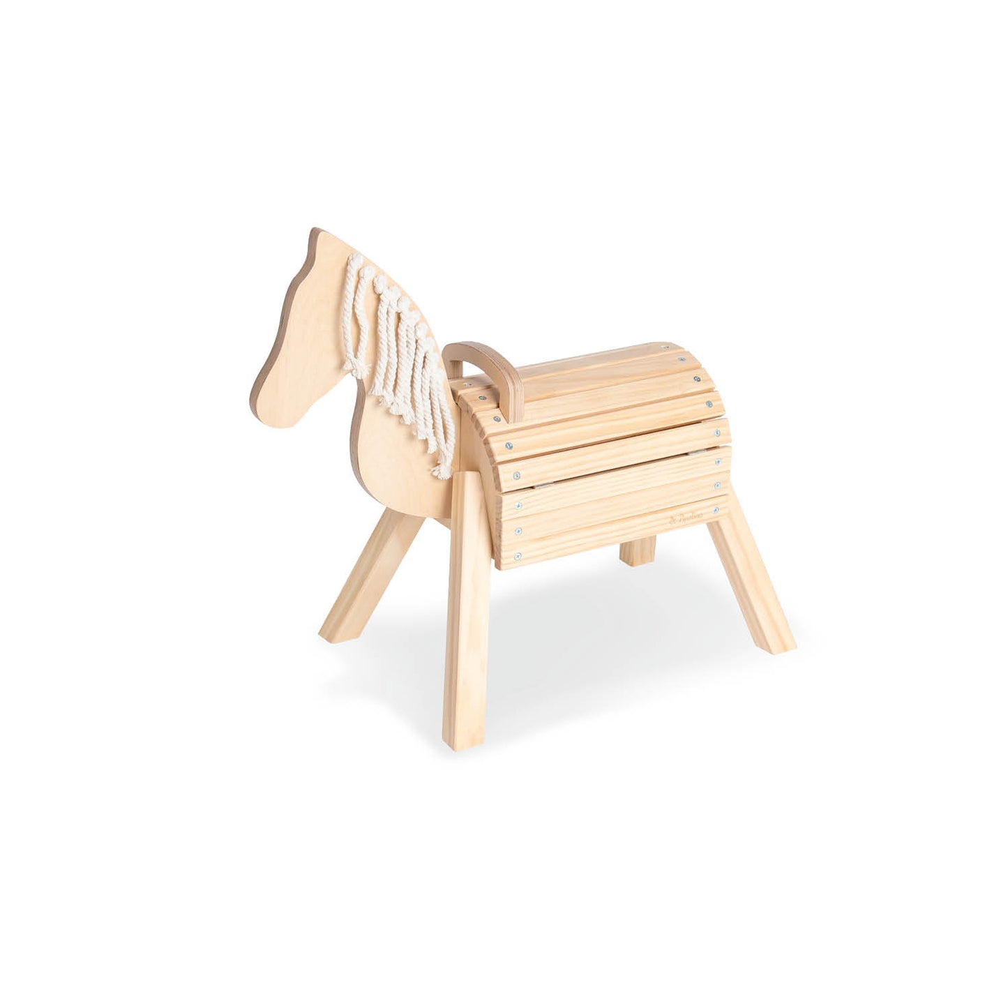 Small wooden horse 'Nelli'