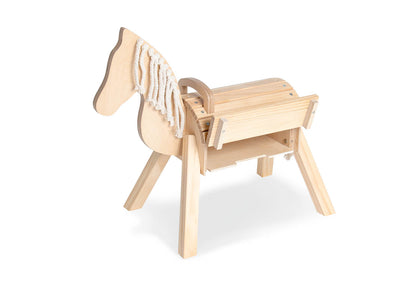 Small wooden horse 'Nelli'