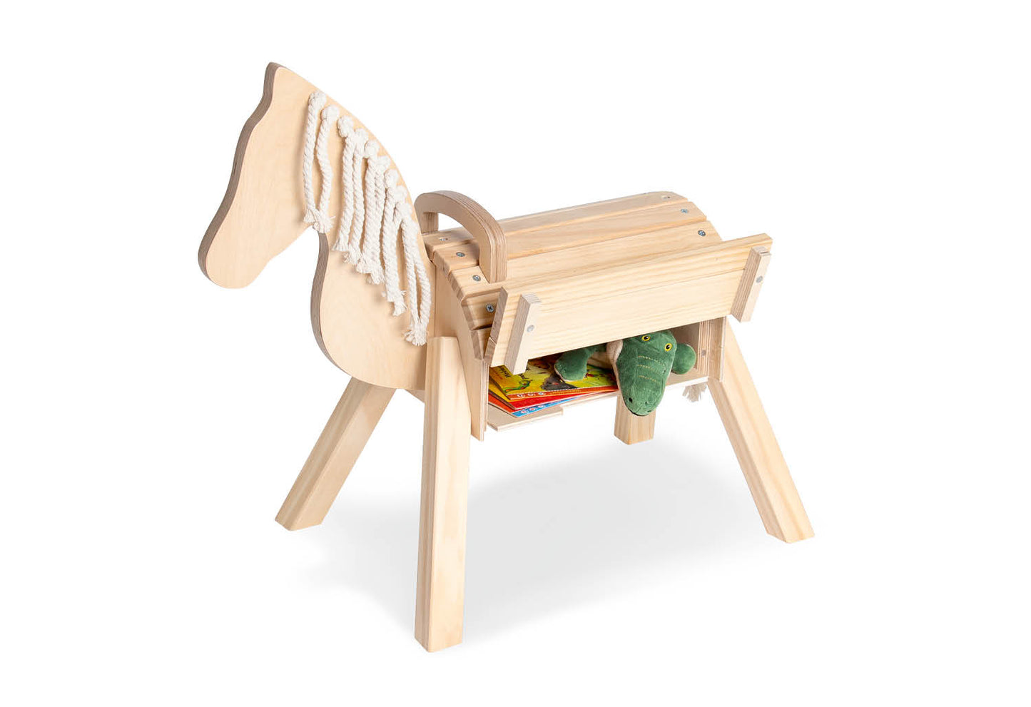 Small wooden horse 'Nelli'