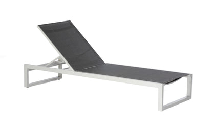 Liege "Argos" Alu silber, Textilgewebe schwarz-silber