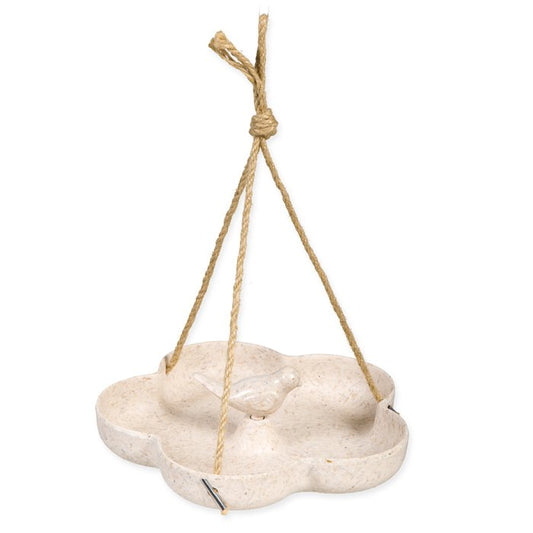 Vogeltränke/Futterschale "Blüte"