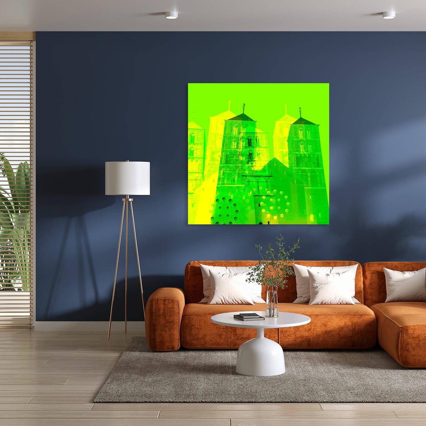 Acrylglasbild - St. Paulus Dom Grün