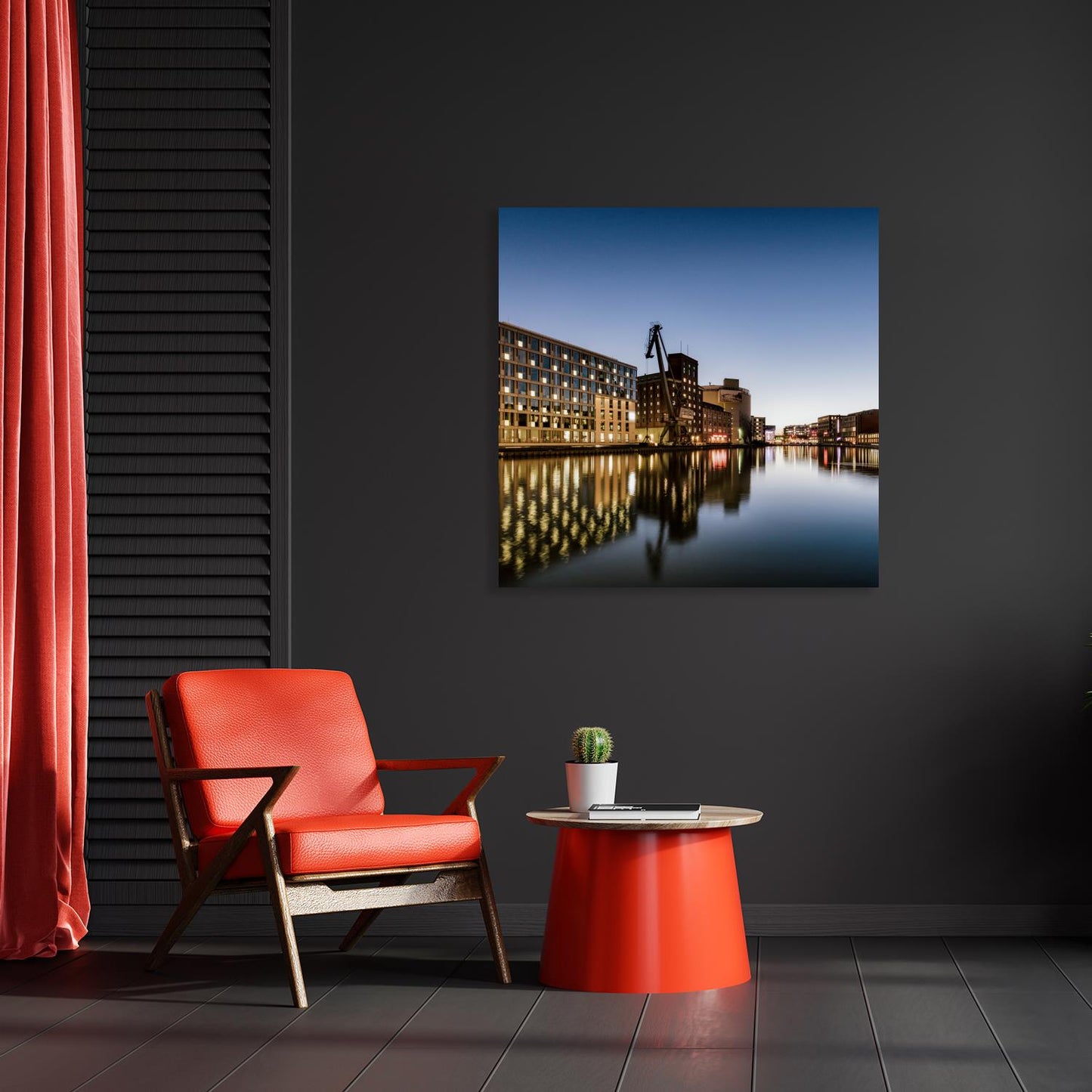 Acrylglasbild - Münster Hafen