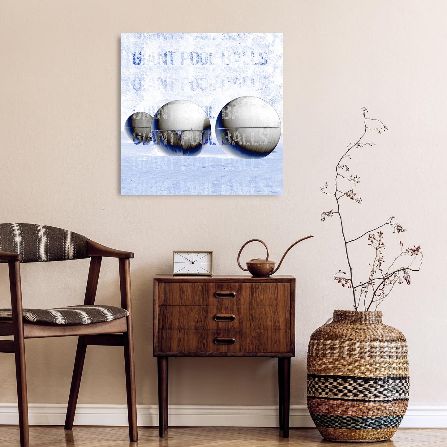 Acrylic glass print - GIANT POOL BALLS