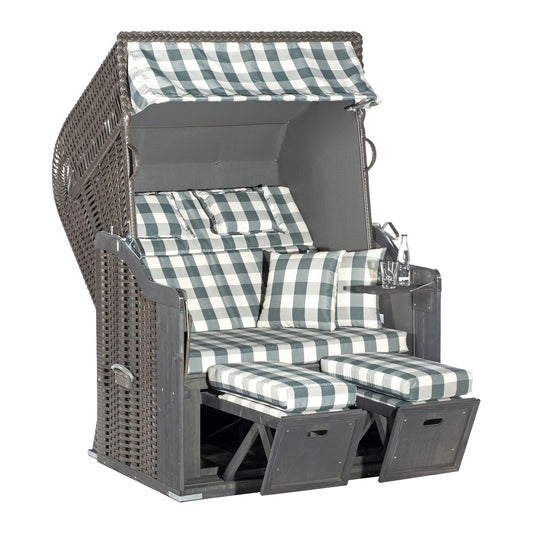 Strandkorb WN Anthrazit