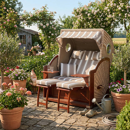 Beach chair WN antique white