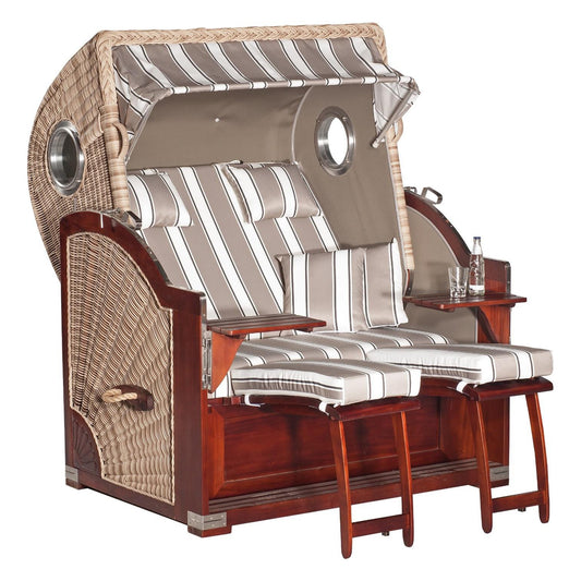 Strandkorb WN Antik-weiß