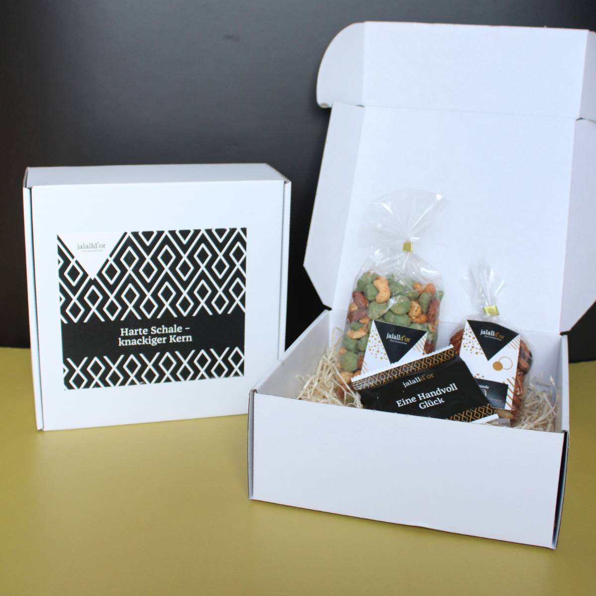 Geschenkbox "Harte Schale-knackiger Kern"  Jalall D’or