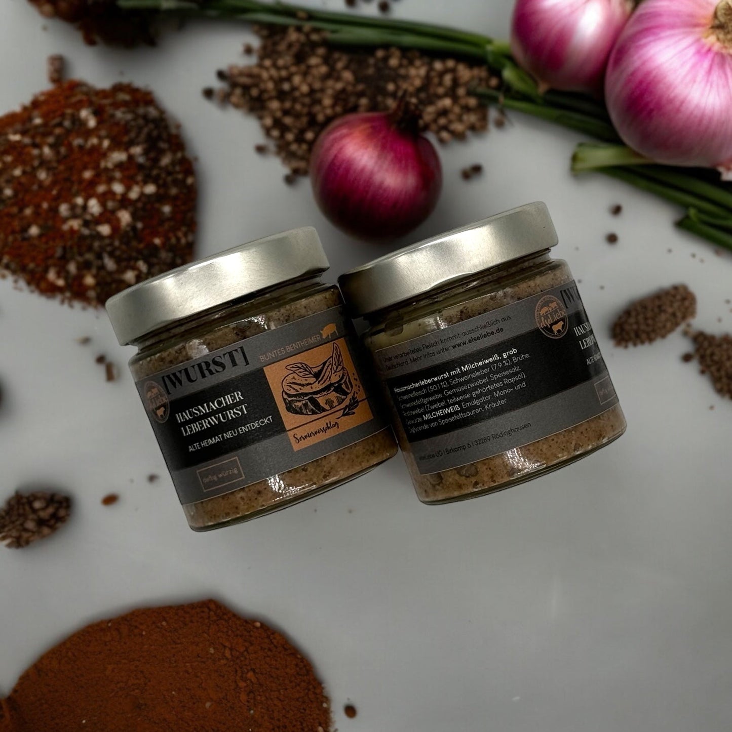 Leberwurst und ein kleiner Schnaps