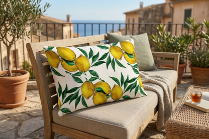 Outdoor Kissenbezug - Zitronen