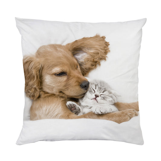 Hund und Katze Kissen