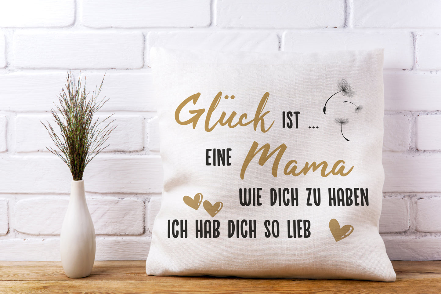 Kissenbezug - Glück ist...