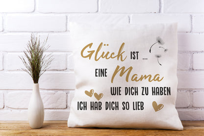 Kissenbezug - Glück ist...