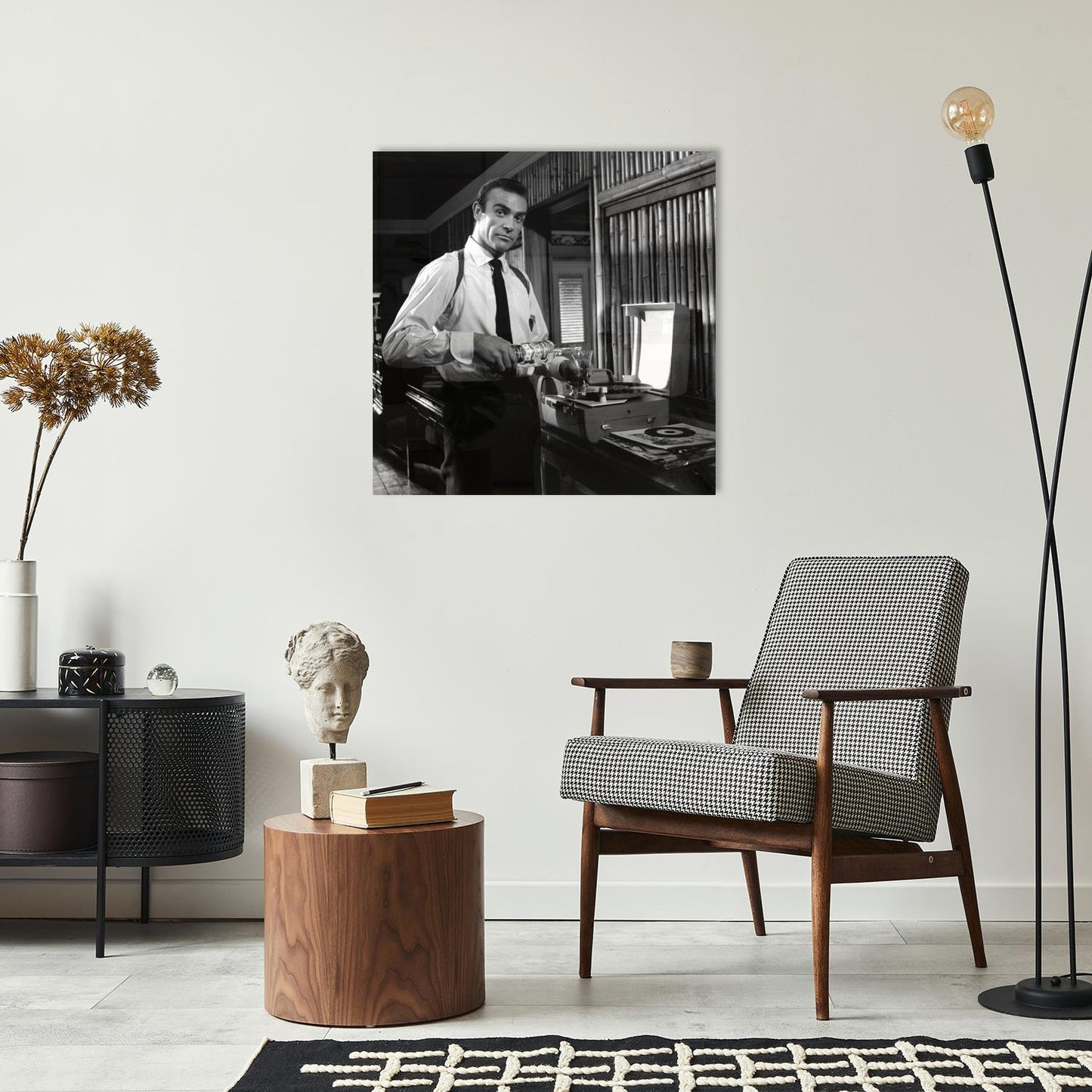Acrylglasbild - Sean Connery Wohnbeispiel