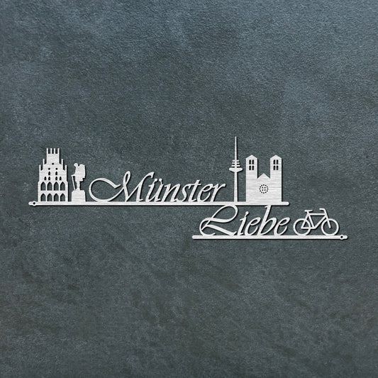 Schriftzug "Münster Liebe" 63,7cm