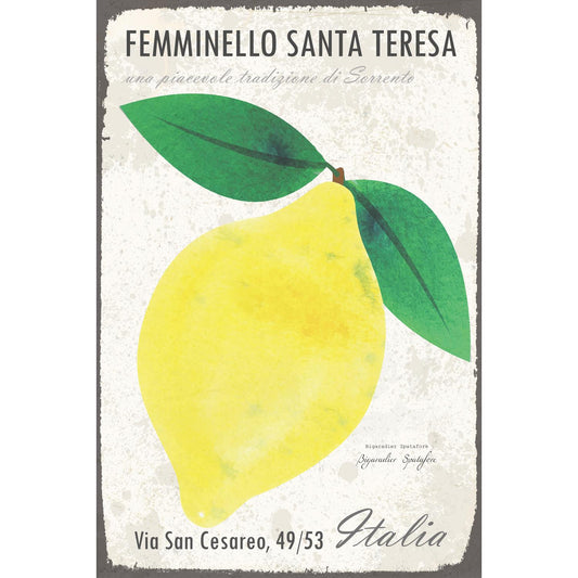 Blechschild - Van San Cesareo