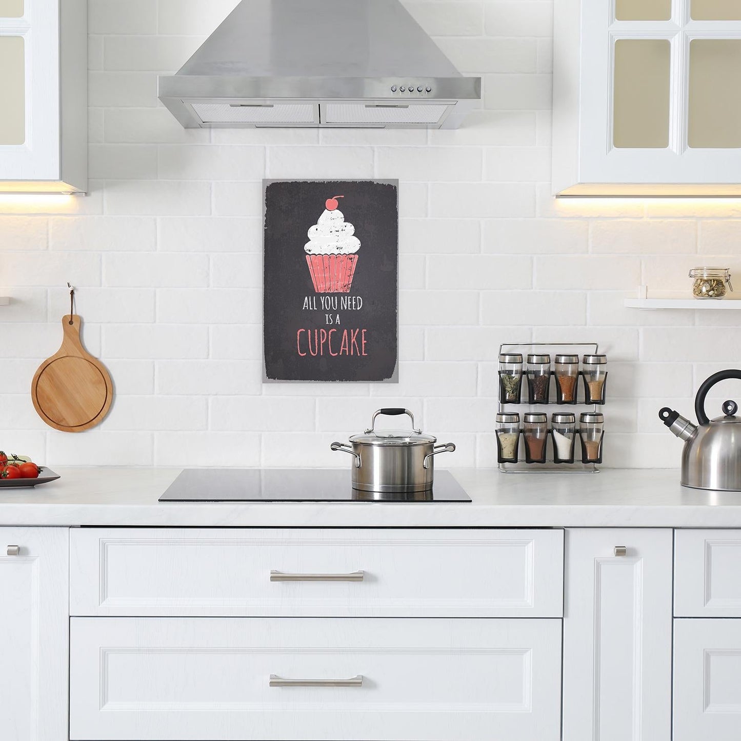 Blechschild - All you need is a cupcake