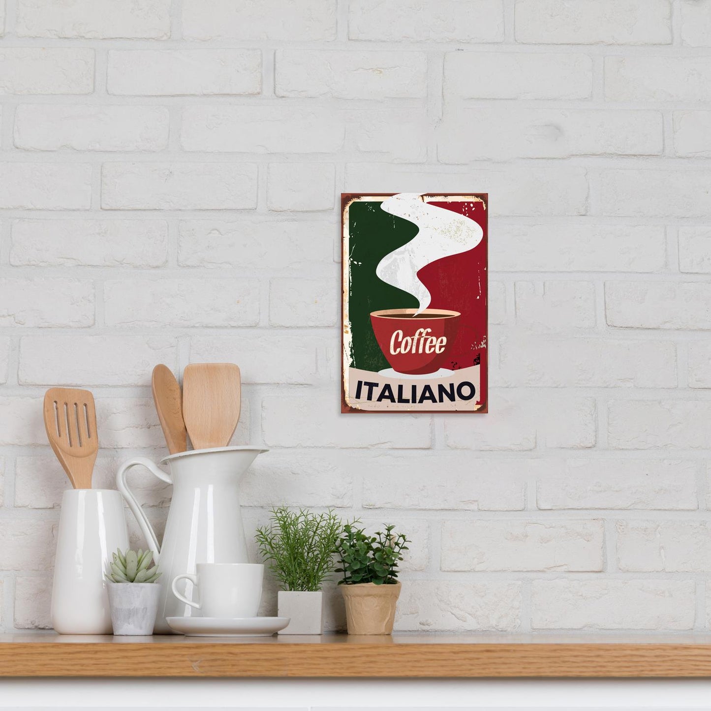 Blechschild - Coffee Italiano