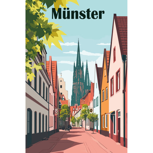 Blechschild - Münster