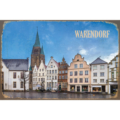 Blechschild - Warendorf