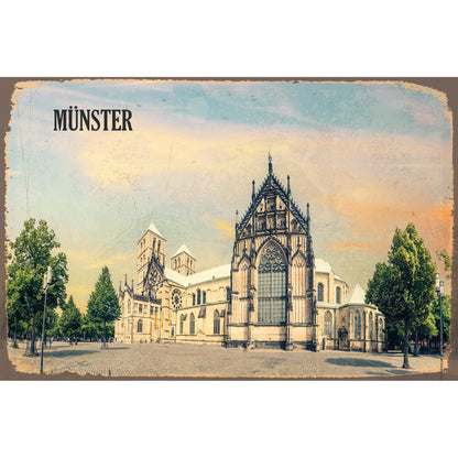 Blechschild - Münster