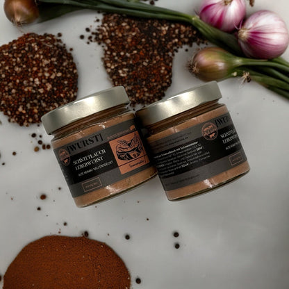 Leberwurst und ein kleiner Schnaps